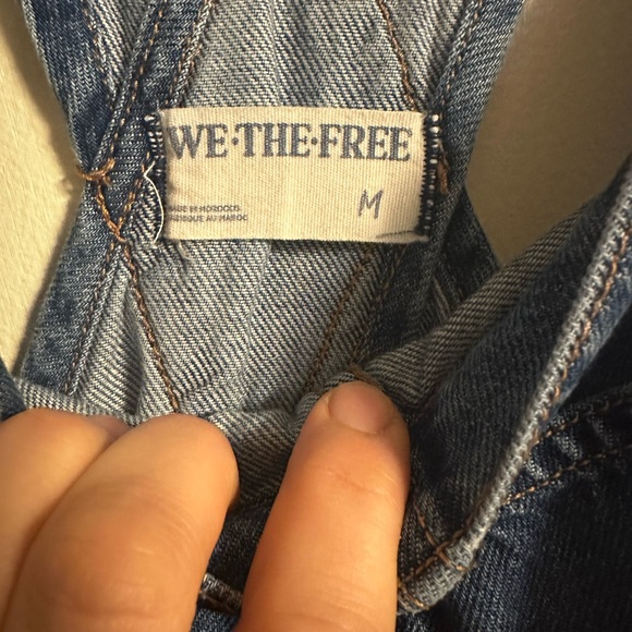 We The Free Ziggy Blue Denim Overalls size M - Picture 2 of 5